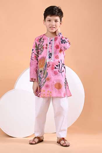 The Cotton Staple Phlox Floral Print Kurta Set 