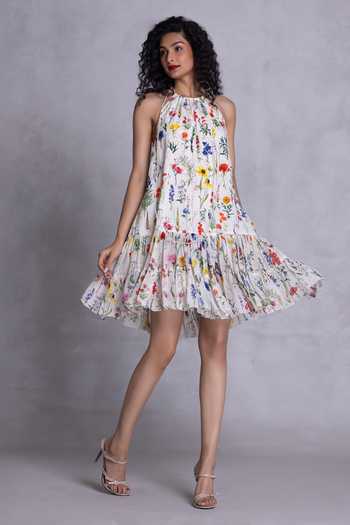 Payal Jain Floral Print Short Dress 