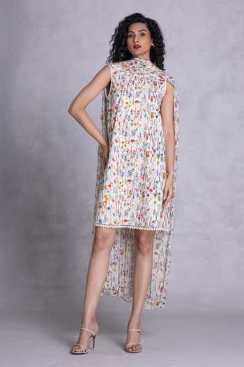 Payal Jain Floral Print Shift Dress 