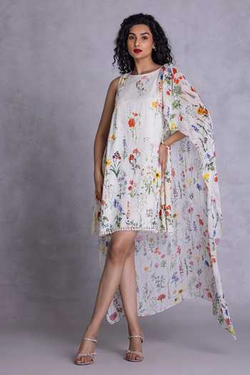 Payal Jain Floral Print Dress 
