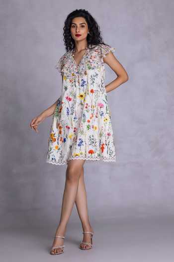 Payal Jain Floral Print Dress 