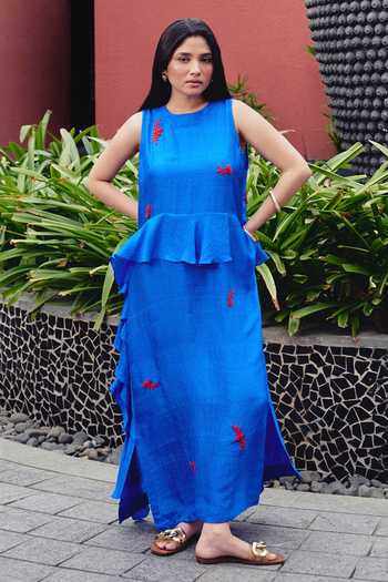 Kavya Singh Kundu Sago Embroidered Maxi Dress 