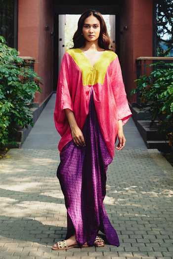 Kavya Singh Kundu Carnival Polka Dot Print Kaftan 