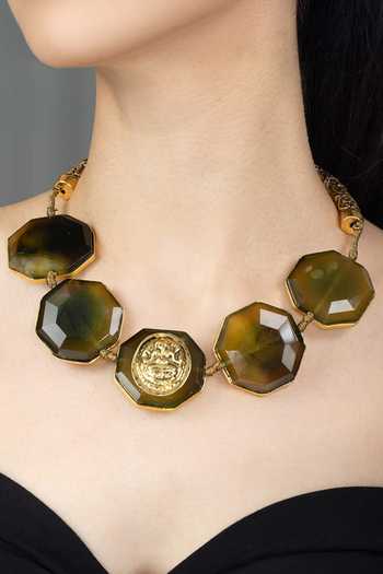 Joules by Radhika Kalyora Stone Embellished Necklace 