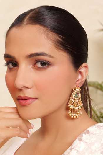 Prestones Pearl Tassel Earrings