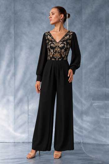 Kalighata Pret Anna V Neck Jumpsuit 