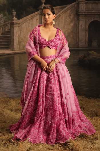 Meghstudio Mehnaaz Embellished Lehenga Set 