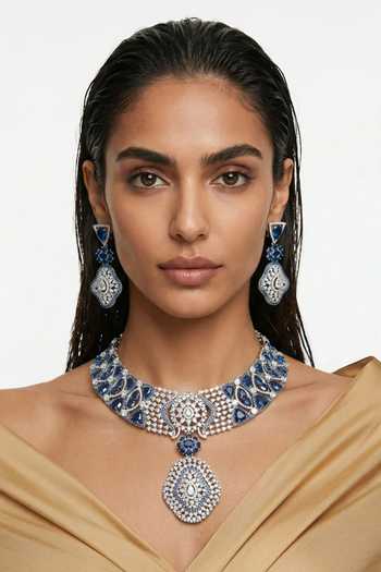 PRERTO Momike Statement Necklace Set