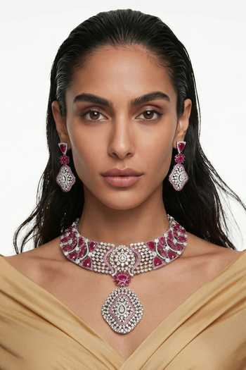 PRERTO Momike Statement Necklace Set