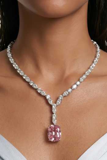 PRERTO Lamees Zircon Pendant Necklace Set