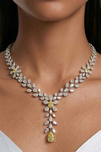 PRERTO Dania Zircon Compressed Necklace Set