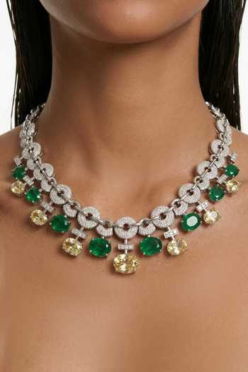 Prerto Noorain Zircon Compressed Necklace Set 