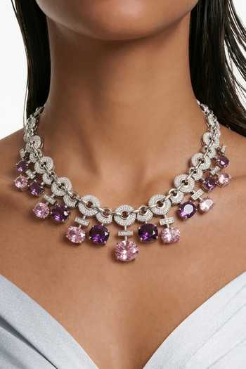 Prerto Noorain Zircon Compressed Necklace Set 
