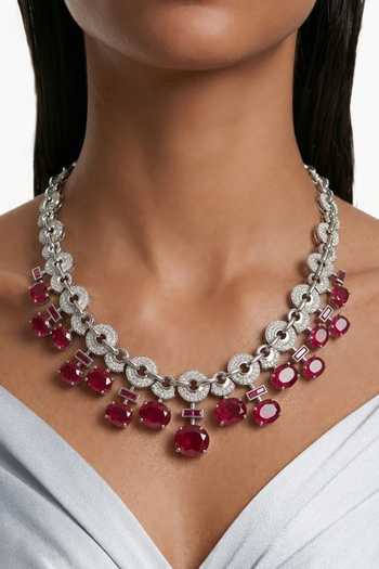 Prerto Noorain Zircon Compressed Necklace Set 