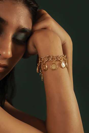 Dhwani Bansal Jewellery Inka Coin Charm Bracelet