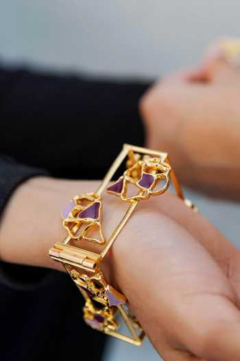 Dhwani Bansal Jewellery Miva Square Shaped Bracelet