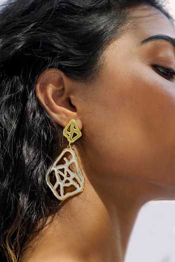 Dhwani Bansal Jewellery Tala Enamelled Earrings