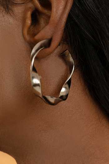 Dhwani Bansal Jewellery Sinna Twisted Hoop Earrings