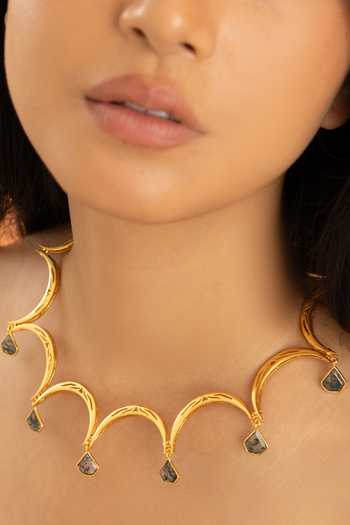Dhwani Bansal Jewellery Tila Geometric Form Necklace