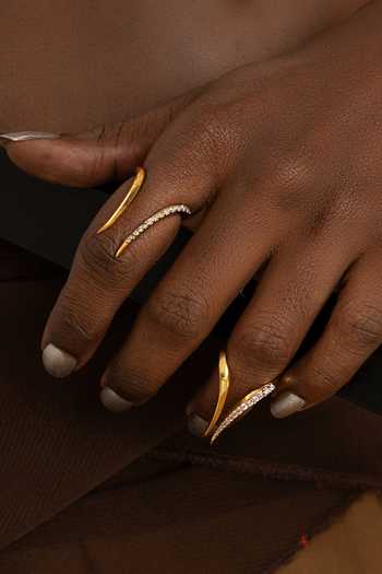 Dhwani Bansal Jewellery Sinna Cubic Zirconia Stone Embellished Ring
