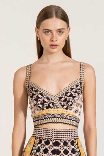 RANNA GILL Elara Pleated Bustier 