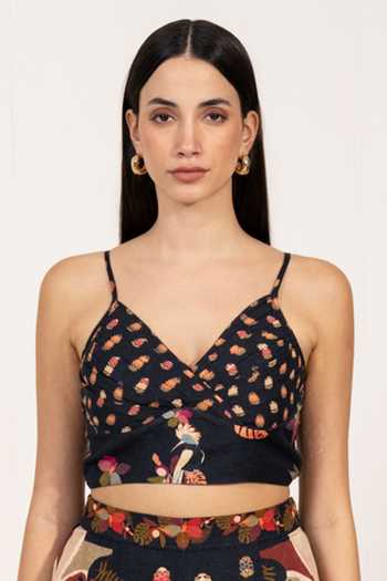 RANNA GILL Elinor Pleated Bustier 