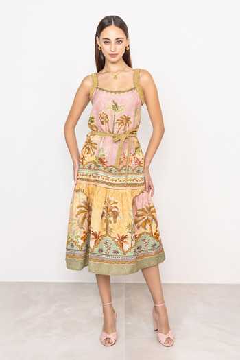 RANNA GILL Hansel Braided Midi Dress 
