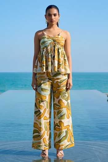 Poppi Printed Top & Pant Set 