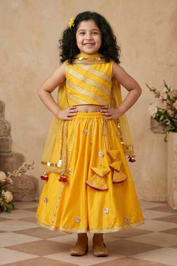 Byb Premium Mirror Embroidered Blouse Skirt Set