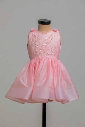 Lil Angels Short Embroidered Dress 
