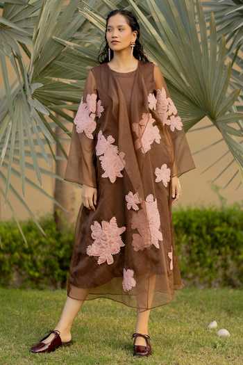 Chambray & Co. Tes Patchwork Jacket & Dress Set 