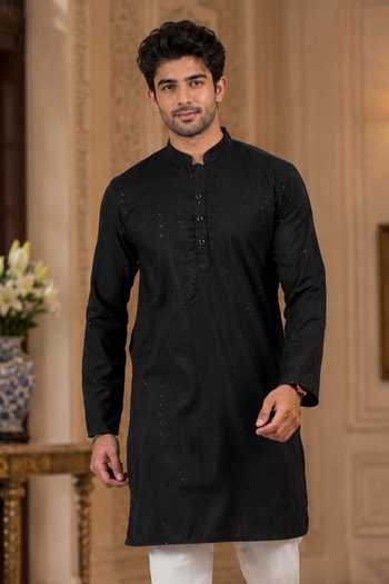 Jhambthreads Woven Plain Kurta & Pant Set 