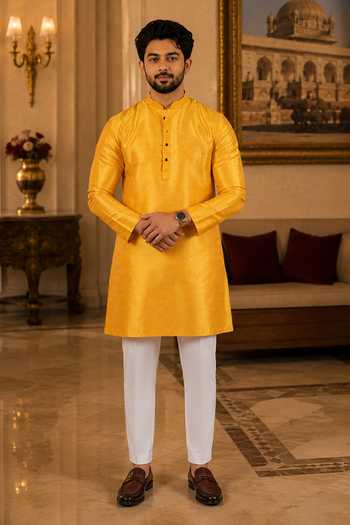 Jhambthreads Woven Kurta & Pant Set 