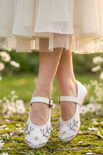 Sole Mates by Palak Ballet Bloom Mary Janes Flats 
