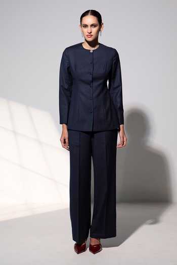 Raison D'Etre Atelier Seraphina Back Cut-Out Top With Pant 