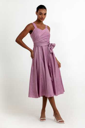 Raison D'Etre Atelier Ayla Gathered Flared Dress