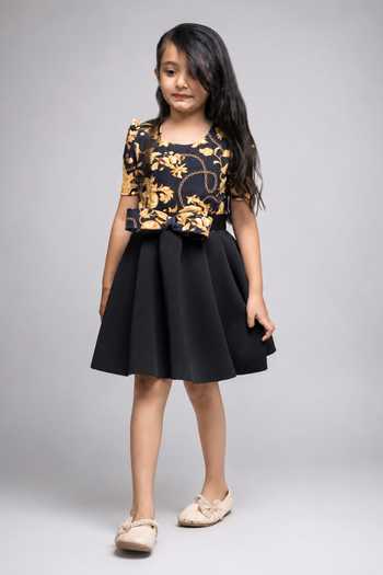 Label Kiaa Chain Link Print Dress 
