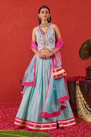 Taro Aayat Embroidered Lehenga Set