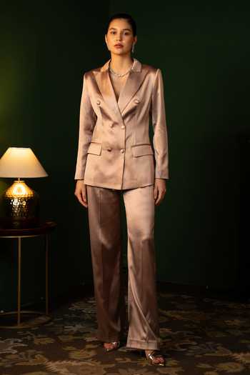 Raison D'Etre Atelier Double-Breasted Jacket & Pant Set
