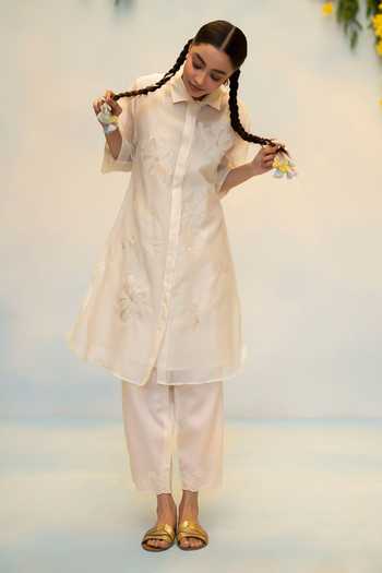 AM by Anita Mittal Zara Thread Work Kurta & Pant Set 