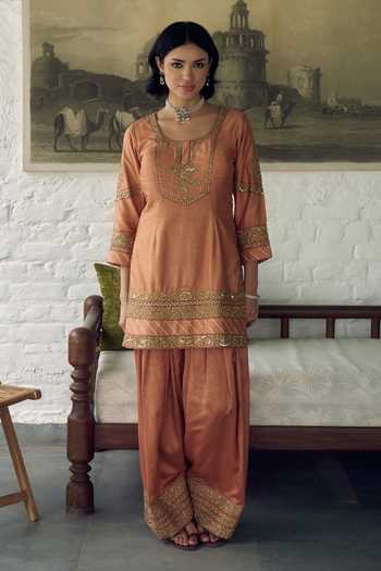 Meenagurnam Silk Kurta Salwar Set 