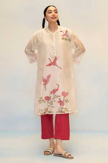 AM by Anita Mittal Rosh Floral Pattern Kurta With Pant 