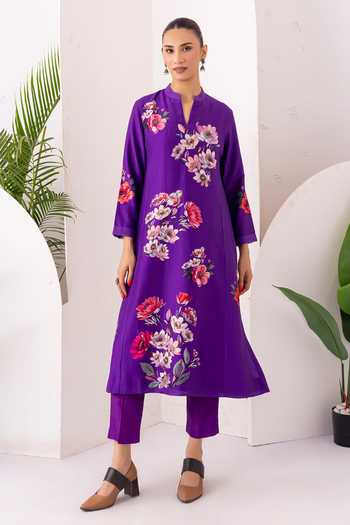 Haute Mess Printed Kurta & Pant Set 
