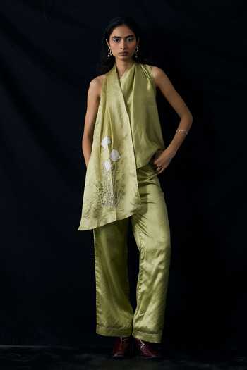 Notsosure Hand Embroidered Top & Pant Set