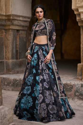 Bhumika Sharma Lily Print Lehenga Set 