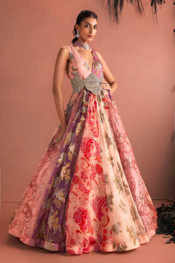 Bhumika Sharma Hazal Floral Print Anarkali 