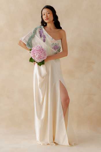 Richa Khemka Solace Draped Skirt Set 