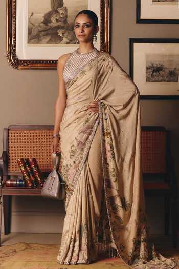 Matsya The Story Of Masai Silk Saree With Blouse 