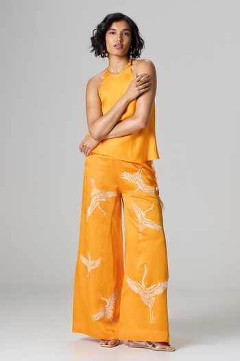 Dilnaz Windswept Embroidered Trouser Set 