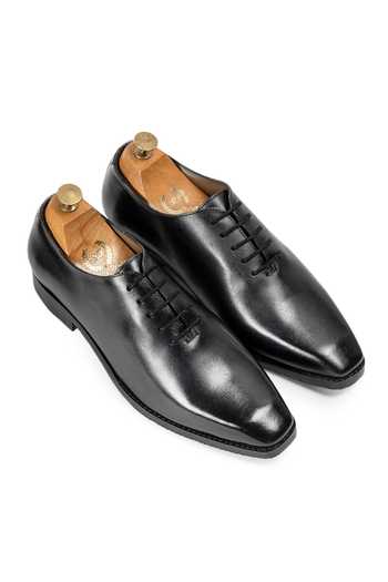 Domani Kingsley Patina Leather Whole Cut Shoes 